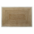 Alfombra DKD Home Decor Blanco Marrón claro Scandi 160 x 230 x 1 cm