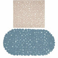 Alfombra de baño DKD Home Decor PVC 2 Piezas