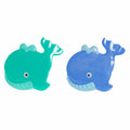 Alfombra de baño DKD Home Decor 11,5 x 1 x 10 cm Azul Turquesa Infantil PVC 10 cm (2 Unidades)