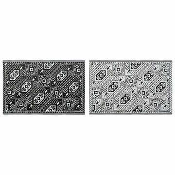 Alfombra DKD Home Decor Blanco Negro Étnico (2 Unidades) (120 x 180 cm)