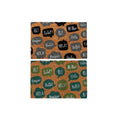 Felpudo DKD Home Decor Negro Gris Marrón Goma Menta 2 Unidades Fibra de coco (60 x 40 x 1,5 cm)