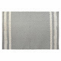 Alfombra DKD Home Decor Negro Zig-zag Blanco (160 x 226 x 0,7 cm)