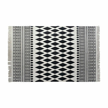 Alfombra DKD Home Decor Negro Blanco (120 x 180 x 0,7 cm)