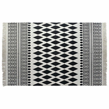 Alfombra DKD Home Decor Negro Blanco (160 x 250 x 0,7 cm)