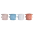 Macetero DKD Home Decor Cara Gres (15 x 13 x 12,5 cm) (4 Unidades)