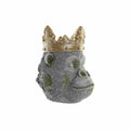 Macetero DKD Home Decor Gris Dorado Gorila Magnesio (29 x 26 x 34,9 cm)