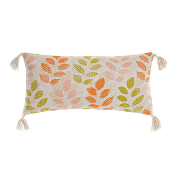 Cojín DKD Home Decor 60 x 10 x 30 cm Beige Multicolor Flores