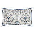 Cojín DKD Home Decor Azul 50 x 10 x 30 cm Flores