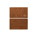 Felpudo DKD Home Decor Marrón Goma Coco (75 x 45 x 2,3 cm) (2 Unidades)