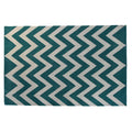 Alfombra DKD Home Decor 160 x 230 x 2 cm Poliéster Zig-zag Bicolor