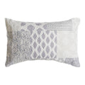 Cojín DKD Home Decor Beige Gris Poliéster Patchwork 60 x 10 x 40 cm