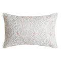 Cojín DKD Home Decor Blanco Poliéster Floral 60 x 10 x 40 cm