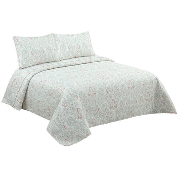 Colcha DKD Home Decor Blanco Cama de 135/150 240 x 260 x 1 cm