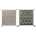 Cubrecamas DKD Home Decor Blanco Verde Beige Verde oscuro 130 x 170 x 0,5 cm (2 Unidades)