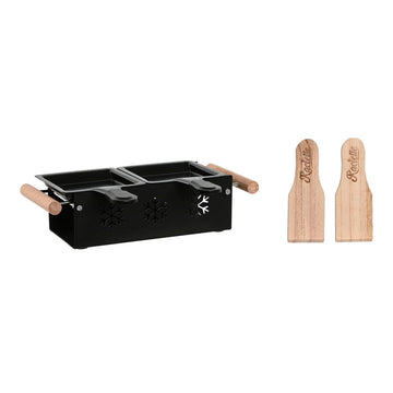 Raclette Home ESPRIT Raclette Negro 25 x 10 x 6 cm