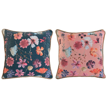 Cojín Home ESPRIT Romántico 45 x 5 x 45 cm (2 Unidades)