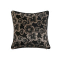 Cojín Home ESPRIT Negro Dorado 45 x 15 x 45 cm