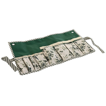 Portaherramientas Home ESPRIT Jardín Cinta Blanco Verde 54 x 29 x 6 cm