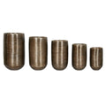 Macetero Home ESPRIT Cobre Aluminio Moderno 50 x 50 x 89 cm 50 x 51 x 89 cm