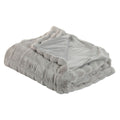 Manta Home ESPRIT Gris claro 220 x 240 x 1 cm