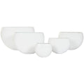 Macetero Home ESPRIT Blanco Aluminio 54 x 24 x 36 cm 54 x 25 x 36 cm (5 Unidades)
