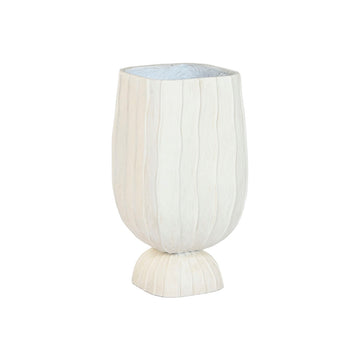 Macetero Home ESPRIT Arcilla Fibra Moderno 32 x 32 x 60 cm