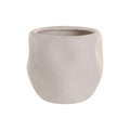 Macetero Home ESPRIT Beige Cerámica Urbano