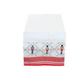 Camino de Mesa Home ESPRIT Rojo Verde Beige 50 x 150 x 0,2 cm