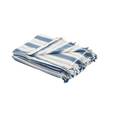 Cubrecamas Home ESPRIT Azul Gris