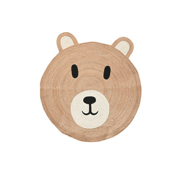 Alfombra Infantil Home ESPRIT Infantil Oso 120 x 120 x 1 cm