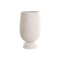 Macetero Home ESPRIT Blanco Fibra Mediterráneo 35 x 35 x 60 cm