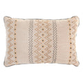 Cojín Home ESPRIT Beige Ikat 60 x 40 x 15 cm
