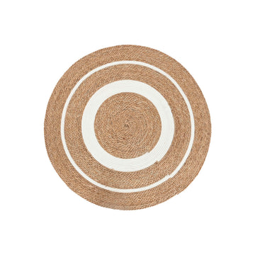 Alfombra Home ESPRIT Blanco Natural
