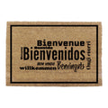 Felpudo EDM 74773 Marrón Negro Castaño Claro Marrón Intenso 2/8-negro azulado 60 x 40 cm Rectangular