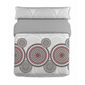Juego de funda nórdica Hosteline ZARCO Gris Cama de 90 2 Piezas