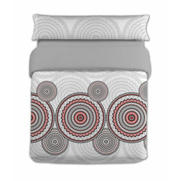 Juego de funda nórdica Hosteline ZARCO Gris Cama de 90 2 Piezas