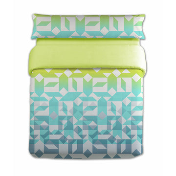 Juego de funda nórdica Hosteline HARRIS Verde Cama de 90 2 Piezas