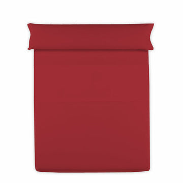 Sábana Encimera Hosteline Rojo Cama de 120