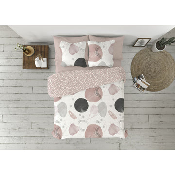 Juego de funda nórdica Pierre Cardin Edesia Rosa Cama de 135 3 Piezas