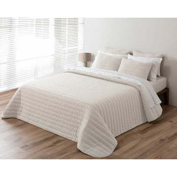Colcha Pierre Cardin LINO Beige Cama de 180 270 x 270 cm