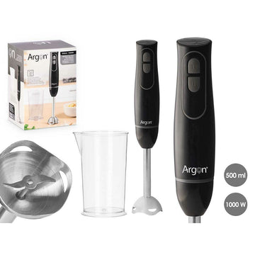 Batidora de Mano Argon Negro Gris 1000 W