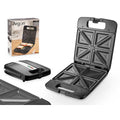 Sandwichera Argon Negro Acero 1400 W