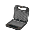Sandwichera Argon Negro Acero 750 W