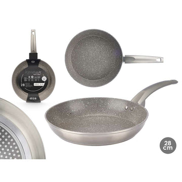 Sartén Antiadherente Kinvara Plateado Aluminio Inducción