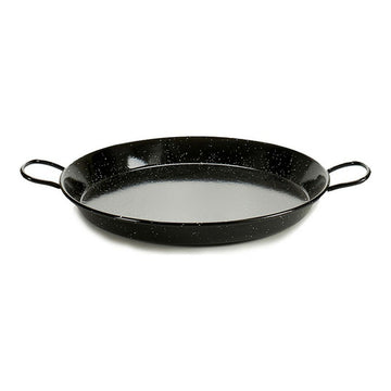 Paellera La Dehesa Negro Acero Esmaltado Ø 80 cm 97 x 8 x 97 cm