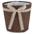 Maceta Ibergarden Gris Natural Chocolate 18 x 17 x 18 cm