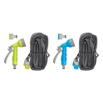 Set de Manguera con accesorios Ibergarden Polipropileno ABS TPE Spandex Ø 2,7 cm 26 x 15 x 11 cm 26,5 x 16 x 12 cm (15 m)