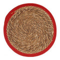 Salvamantel Gift Decor Marrón Rojo Natural 35 x 1 x 35 cm Plástico