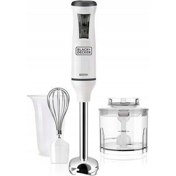 Batidora de Vaso Black & Decker ES9160150B Negro Plateado 600 W