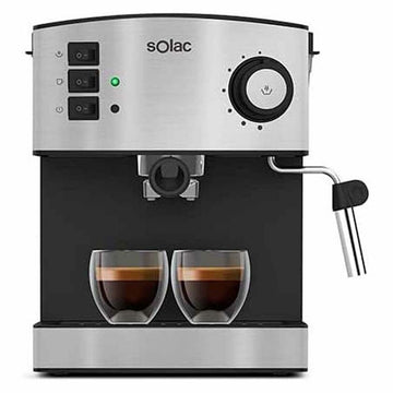 Cafetera Express de Brazo Solac CE4483 Plateado 16 L